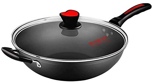 WRMIGN Smokeless wok non-stick cooker gas stove for large 36cm wok gas home
