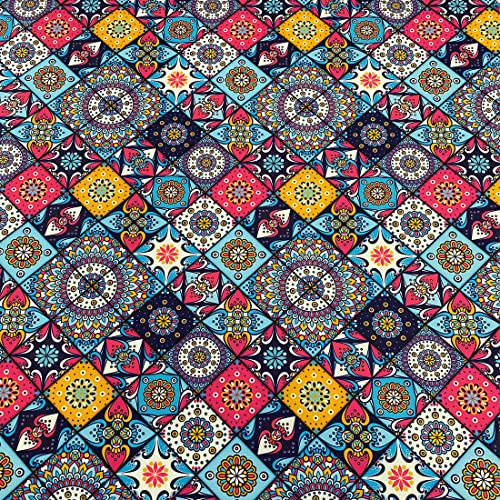 HEKO PANELS Stoff Oxford wasserdicht, Portugal, 155 | Dekostoffe zum Nähen und Handwerken, blickdichte Möbelstoffe, Nähstoffe DIY, als Meterware erhältlich