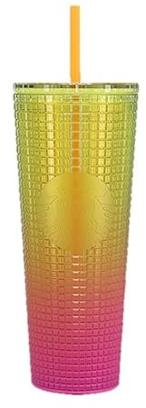 Starbucks Venti Gobelet à froid dégradé rose citron 680 ml