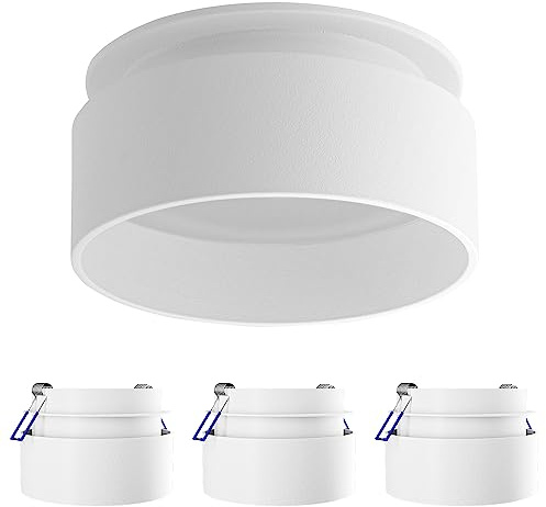 SSC-LUXon SUDARA set de 4 spots encastrables blanc à éclairage indirect – spot plafond GU10 LED pour luminaire intérieur moderne