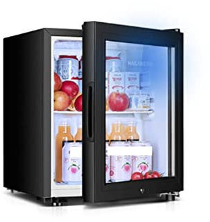 DieffematicBX Mini Fridge 60L Ice Bar Freezer Fresh Keeping Cabinet Constant Temperature Wine Red Wine Family Living Room Single Door Small Refrigerator