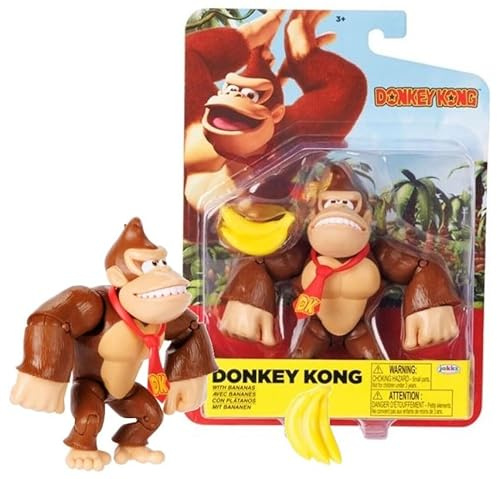 Super Mario 4 inch Action Figure (Donkey Kong with Bananas)