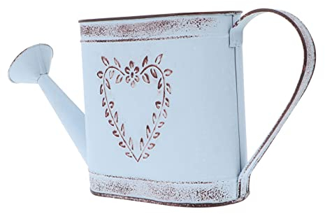 Gießkanne aus Eisen als Vintage Vase für Deko, Rustikaler Stil