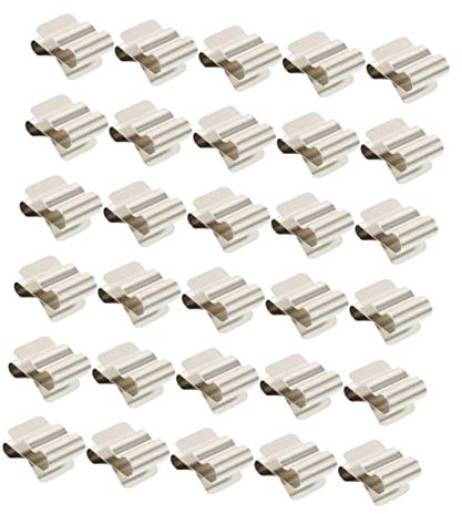 iplusmile 30stücke Edelstahl-kabelklemmen Für Solarmodule Drahtclips Für Elektrische Leitungen Kabelclips Mit Rostfreiem Stahl Für Hohe Beständigkeit Und Einfache Installation Ohne Werkzeug
