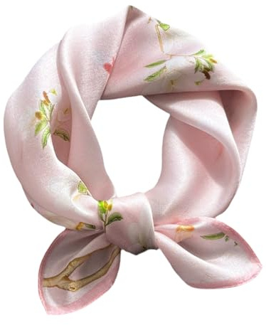 100% Reine Maulbeerseide Schal 43 x 43 Große Platz Leichte Kopftuch Frauen Haar Wraps Schals mit Geschenk Verpackt
