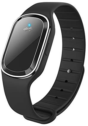 Ultrasonic Mosquito Repellent Bracelet, Portable Waterproof Repellent Watch with USB Charging/Reusable for Outdoor Camping Hiking for Kids Adults (Black)