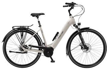 Fischer E-Bike City CITA 4.3i Elektrofahrrad für Damen und Herren, RH 50, Mittelmotor 65 Nm, 36 V Akku