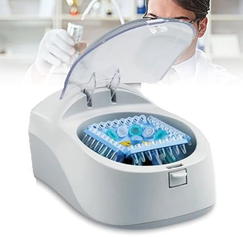 Micro centrifugeuse Rotor, Mini centrifugeuse avec rotor, Centrifugeuse professionnelle de table, Vitesse (Max) 5500rpm, Capacité de traitement 12 x 2.0ml & 4 x 8PCR (0.2ml) pour Biochimie, Immunologi
