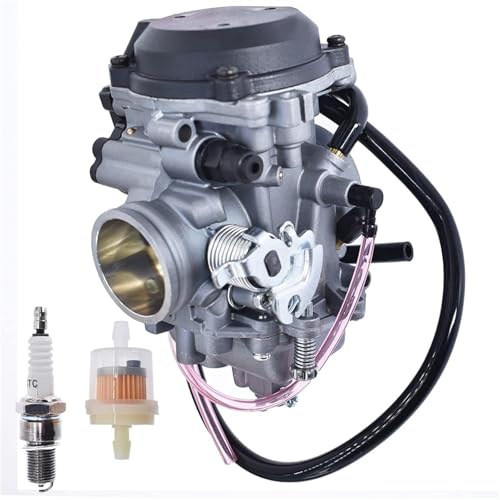 Carburateur pour tondeuse à gazon Filtre à carburant pour carburateur et bougie d'allumage pour carburateur pour Yamaha XT225 1992-2000