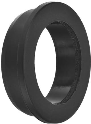 TA-VIGOR 1Pcs Black Silicone Rubber Grommet 50mm Drill Hole, 40mm ID Top Hat Hole Plug Cable Wire Cover for Desk, Office and Automotive Wiring