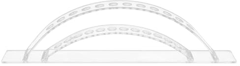 Lurrose Estante Acrílico Multifuncional para Almacenar Brochas y Lápices de Cejas Diseño Curvo Adecuado para Organización de Maquillaje en Tocador