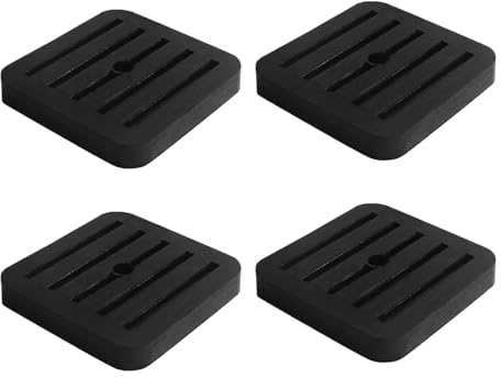 Air Conditioner Vibration Dampener,4-Piece Shock Absorber Mat | Vibration Damping Insulation Pads - For Treadmill Ventilation Washing Machine Dryer Fridge Freezer