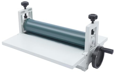 Máquina laminadora en frío manual de 14 pulgadas, laminadora portátil de rollo de 350 mm para carteles, montaje de fotos, portadas de libros y anuncios