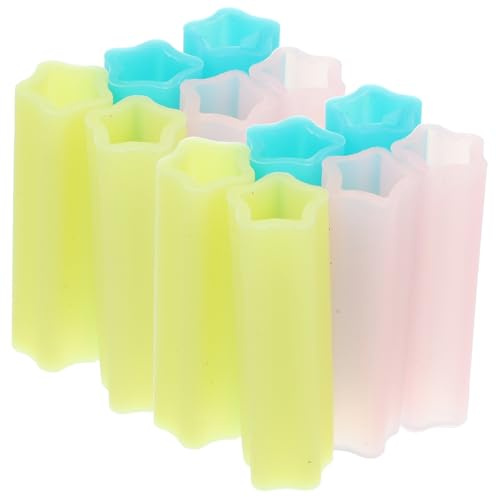HOMOCONO Copertura in Silicone per Pinzette Cuticole, 12 Pezzi, Antiscivolo, Facile da Riporre, per Manicure e Cura Unghie