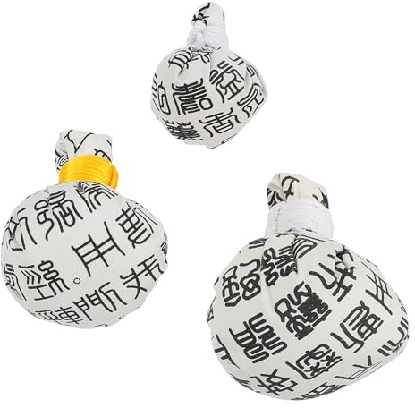 VILLCASE 3pcs Natural Herbal Massage Balls for Body and Face Relief, Non-Woven Fabric Thai Herbal Compress Bags to Waist and Shoulder and Remove Body Chills Random Color