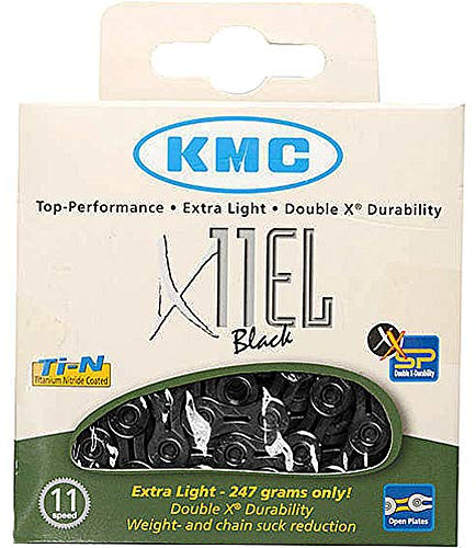 KMC Fahrradkette Fahrradkette, schwarz, 118 Glieder, 301146-1