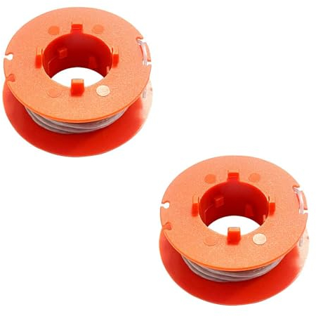 MOECSHSY Rasentrimmerspule für Bosch, Trimmerfaden Φ1,6 mm, doppelte Autofeed-Spulen, Ersatz, kompatibel mit Bosch ART 23, 26, 30 Combitrim Easytrim Rasenmäher, Trimmer-Draht-Nachfüllpackungen, 9 m, 2