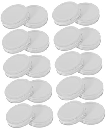TOPBATHY 30St Deckel Weißblech Verschließen von Einmachdeckeln Mehrzweck-Dosendeckel schutzkappe schutzhülle auflagen Konservenkappe praktische Einmachdeckel kann Aufbewahrungsdeckel