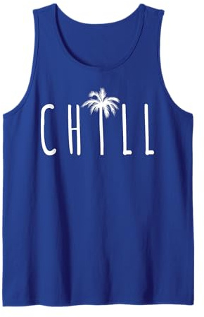 Sommer I Chill Urlaub Surf Ozean Strand Palmen Tank Top