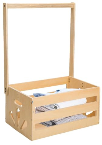 Fuuxtci Geschenkkorb Für Die Babyparty, Babykisten-Schrank Für Die Babyparty, Mehrzweck-Babypartykiste Aus Babypartykiste Schrank, Kompakte Baby-Aufbewahrungsbox Für Babypartys, Für Kleidung,