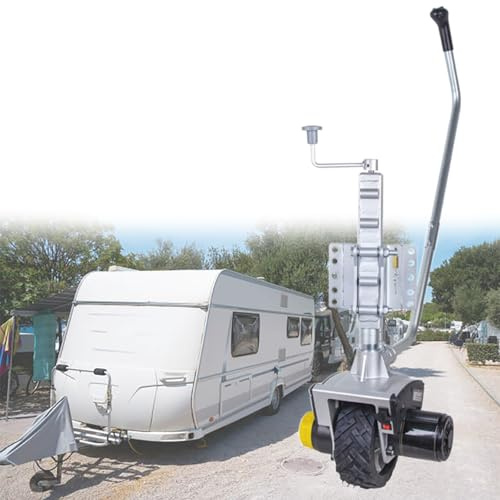Beachtiful Roue Jockey Motorisée pour Remorque, avec Capacité de Charge élevée de 550 W et Roue en Caoutchouc Antidérapante, pour Caravanes, Remorques de Bateau, Remorques à Chevaux