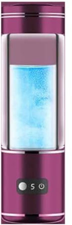 Qussedser Generador de agua de hidrógeno recargable por USB, ionizador de agua, antioxidante, ORP (C)