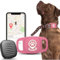 Hunde Tracker, Haustier Tracker mit Hundehalsband Tracker Halter, Hunde Tracker ohne monatliche Gebühren für Standortverfolgung, Arbeit mit Find My - Not GPS Tracker, nur iOS
