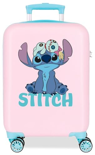 Disney Joumma Stitch Maleta de Cabina Rosa 33x50x20 cms Rígido 2 kgs Cierre de combinación Lateral ABS 2 kgs 33L Equipaje de Mano