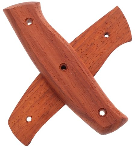 MUCKLILY Ergonomischer Holzgriff Für Küchenmesser Abnehmbarer Rutschfester Griff Für Vielseitige Küchenanwendungen Für Obst Und Gemüsezubereitung