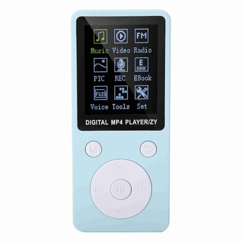 Digital Music Player, 32GB Portable Screen MP4 Support TF Card with Headphone for Daily Use, Made of Frosted Material, Easy, Long Battery Life, Many Language Options, Great for