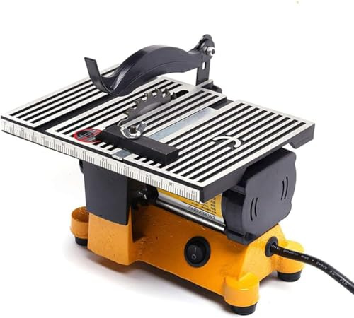 90w TableSaw TableSaws for Woodworking Mini Table Saw Evolution TableSaw TableSaw Cutter with 3 Saw Blades Maximum Cutting Depth of 15mm Suitable for All DIY Items