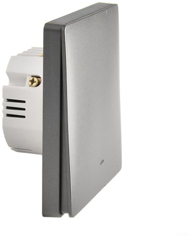 Home Para Smart Switch Utilizando Tuya y para la tecnología ZigBee, fácil de controlar a través de y Google Assistant (1 en gris)