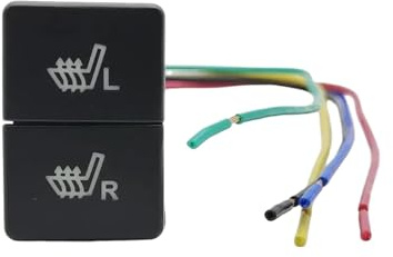 Sitzsteuerung Auto Dual Key Licht Power On Off Sitzheizung Taste Heizung Schalter Mit Anschluss Draht Fit Für Toyota Elektrischer
