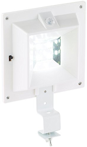 Lunartec Solarlampe Dachrinne: Solar-LED-Dachrinnenleuchte mit PIR-Sensor, 160 lm, 2 Watt, IP44, weiß (Solar LED Dachrinnenbeleuchtung, Dachrinnen Beleuchtung, Lampe)