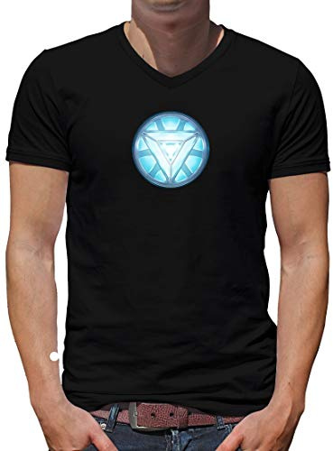 TShirt-People Arc 3 Reactor V-Kragen T-Shirt Herren Stark Iron Tony XXL Schwarz