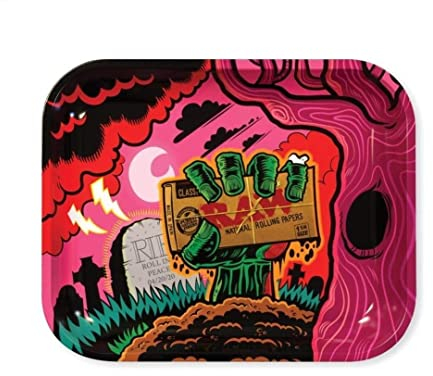 RAW 19085 Rolling Metal Tray, multicolore, L