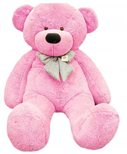 Lifestyle & More XXL Teddybär Kuschelbär rosa 130 cm Plüschbär Kuscheltier super Soft