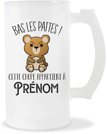 Planetee Chope Personnalisable Pas Touche (Ours)