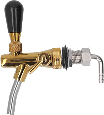 Ölkran, ölautomat i Rostfritt Stål för Kegerator Home Beer Dispenser Ersättningskran Beer Keg Tap Homebrew ölkran