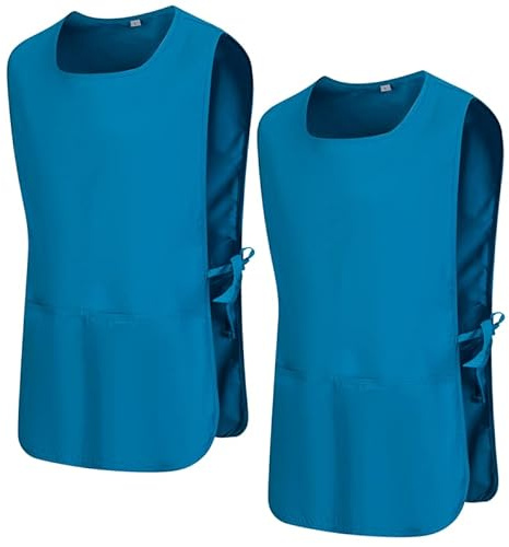 MISEMIYA - Paket 2 Einheiten - REINIGUNGSSCHÜRZE ARBEITSEINHEITLICHE KLINISCHE MEDIZINISCHE 2-3301 - X-Large, Türkis 68