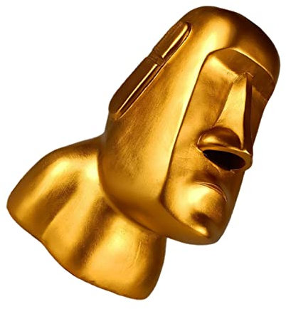 PRETYZOOM Taschentuchhalter in Moai-statueform Tissuebox in Osterinsel-Design Schreibtisch-Ornament Für Wohnzimmer Und Büro