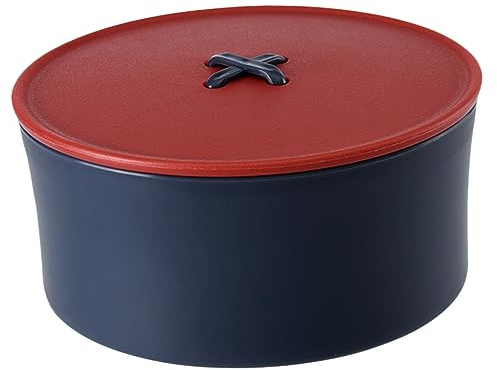 PLAFOPE Set da Cucito Portatile con Ago e Filo da Cucito Borsa Portaoggetti Leggera Rossa e Blu Kit Accessori e Decorazioni Abiti Casa e Viaggio