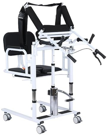SULQING Patient Lift Transfer Chair for Home Bed Hoists To Aid Getting Up Patient Lift Transfer Chair Sofa Lift Rolling Shower Chair Disabled Aids for The Elderly
