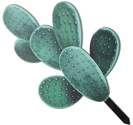 INOOMP Cactus Decorativi Picchetti Da Giardino Ornamentazione Esterna Per Terrazza Prato Vasi Facile Da Inserire Nel Terreno Resistente Intemperie