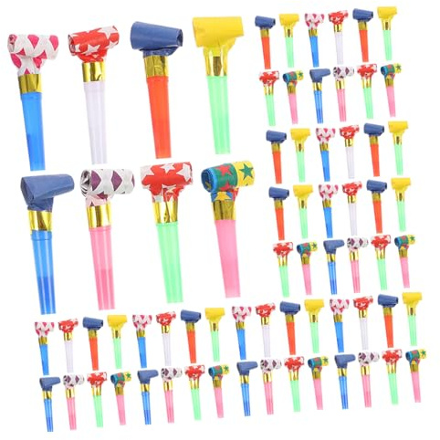 TOYANDONA 150 Matracas Para Fiestas Infantiles Silbatos Bocinas Juguetes Novedosos Para Fiestas