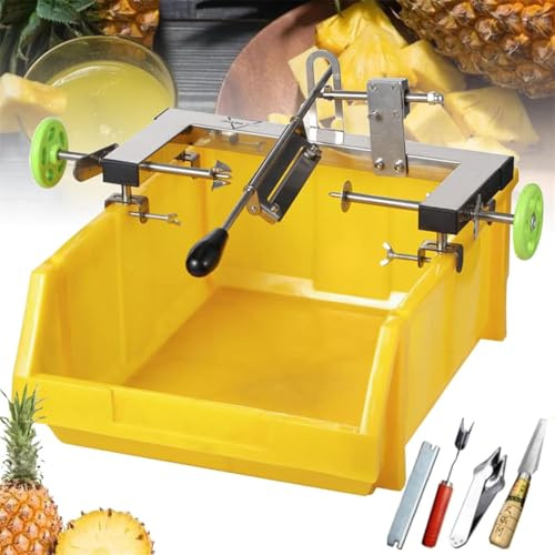 Sbucciatore commerciale for ananas, sbucciatore for ananas in acciaio inossidabile, strumento for la pelatura della buccia nei supermercati