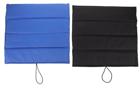 GLEAVI Cuscino Pieghevole da Esterno Oxford 2 Pezzi Materassino da Trekking Leggero e Tappetino da Viaggio Compatto per Campeggio Picnic e Seduta Stadio
