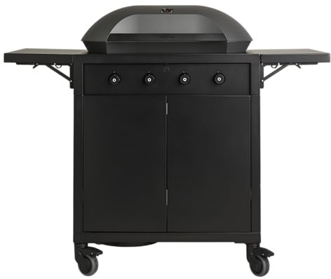 Morsø Cucina Pro Gasgrill – Premium BBQ Gasgrill mit 4 Brennern & Infrarot-Searing-Zone, Edelstahl-Grillrost, Design Gasgrill für Terrasse & Garten, Anthrazit