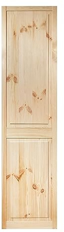 ben+camilla.com Kassettentür 201,3 x 49,4 cm | Rustikal & Unbehandelt | Hochwertige Kiefer Massivholztüren für Schrank- und Möbelbau