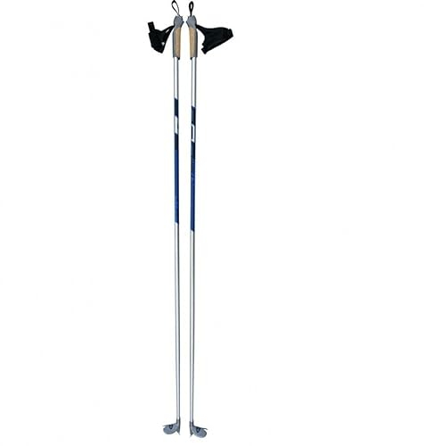 BRADOS Cyber Skistöcke 60% Carbon 130-175 cm - Ideal für Amateure und Wettkampf (155)